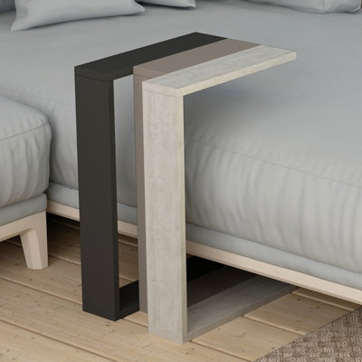 Madelyn Modern Compact C Shape Side Table
