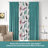California King Size 9-Piece Boho Feather Bedding & Curtain Set (Cal King) - Quilted Microfiber Bedspread + Sheer Drapes-117990819