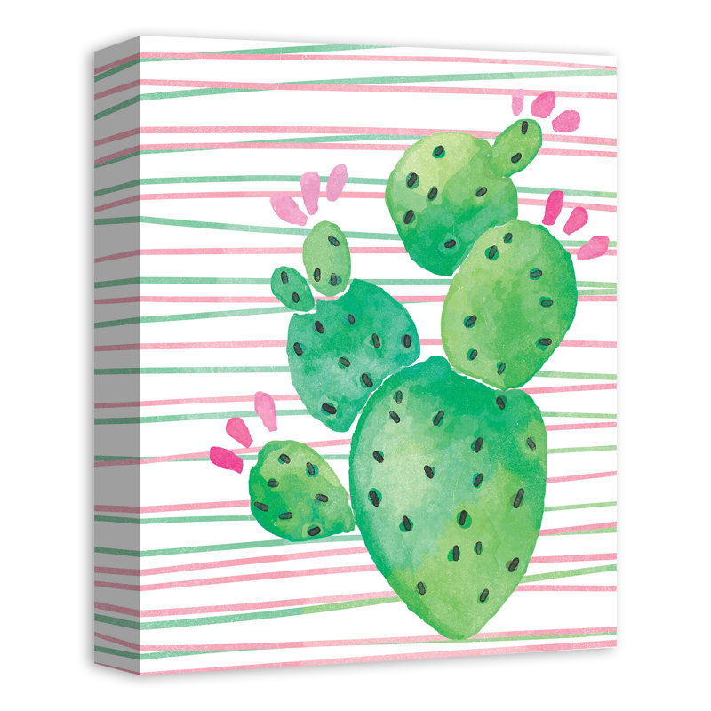 Art sur toile de cactus brillante Louden