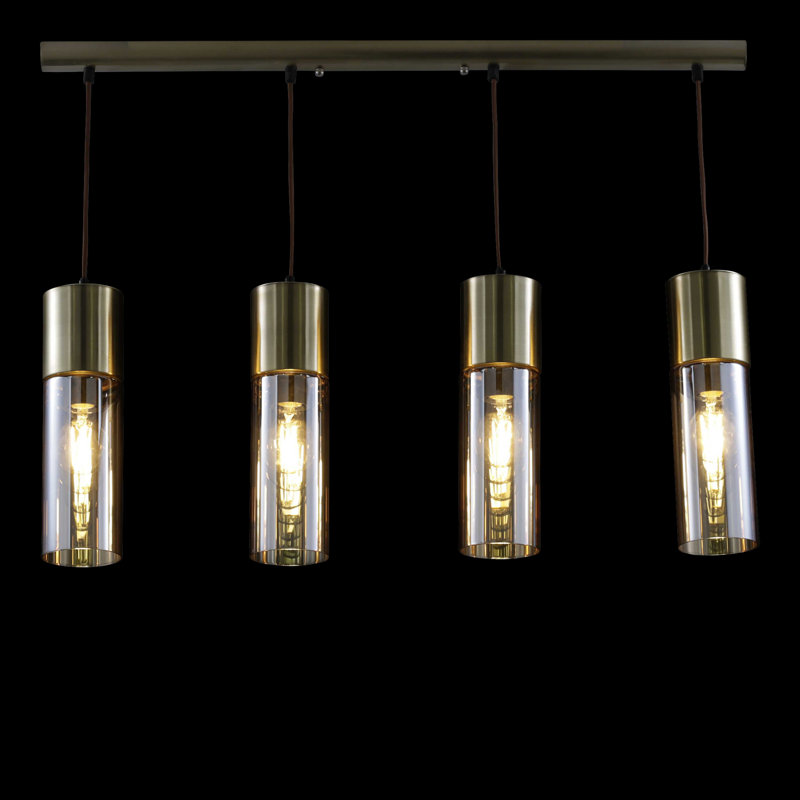 Abdullah 4 - Light Kitchen Island Pendant, Gold