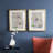 Blossom Study I Blossom Study I - Matted and Framed Under Acrylic Glass, Set of 2, Large Living Room Wall Art