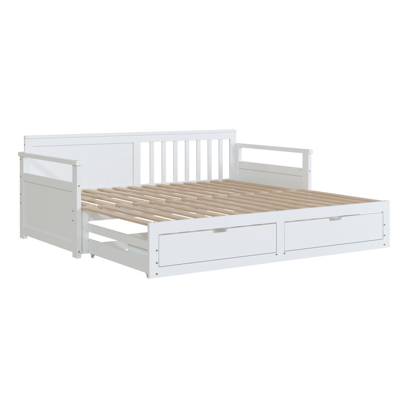 Rovario Upholstered Daybed, White