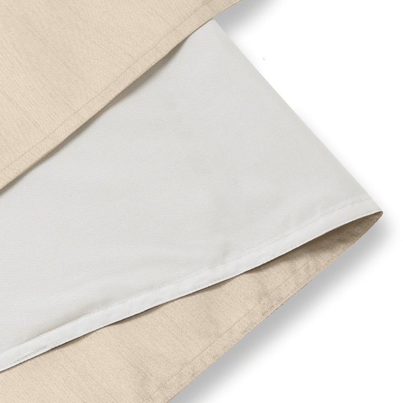 Roy Christmas Embroidered Table Runner, 33cm W x 229cm L, Cream