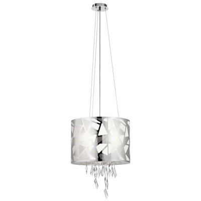 Lustree tambour 4 lumières unique Brummitt