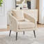 Fauteuil demi-tonneau en velours-831239455