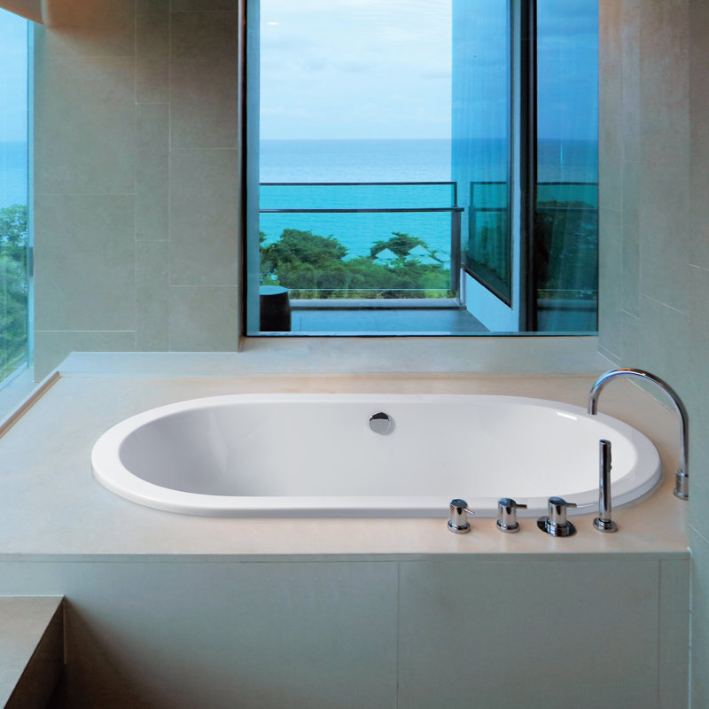MTI Solutions New Yorker 13 66" Bathtub, Undermount, Acrylic CXL® Gloss White