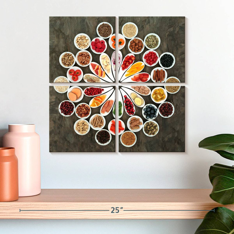 Assorted Spices, 18'' H x 18'' W
