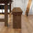 Aleksandra 8' x 12" Commercial Grade Rustic Solid Pine 3 Leg Folding Bench -1424921560