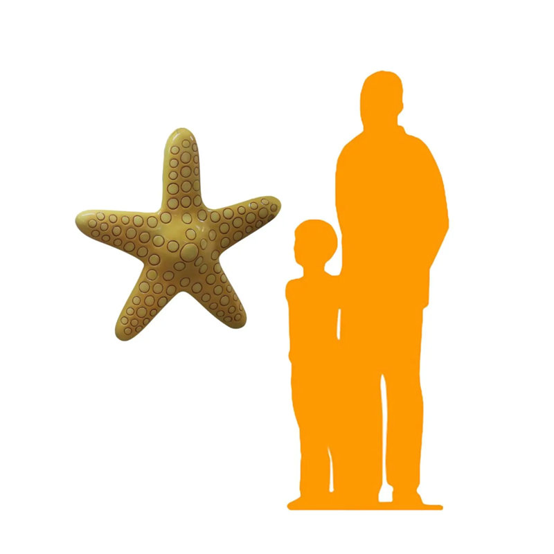 Comic Starfish Sequin Statue