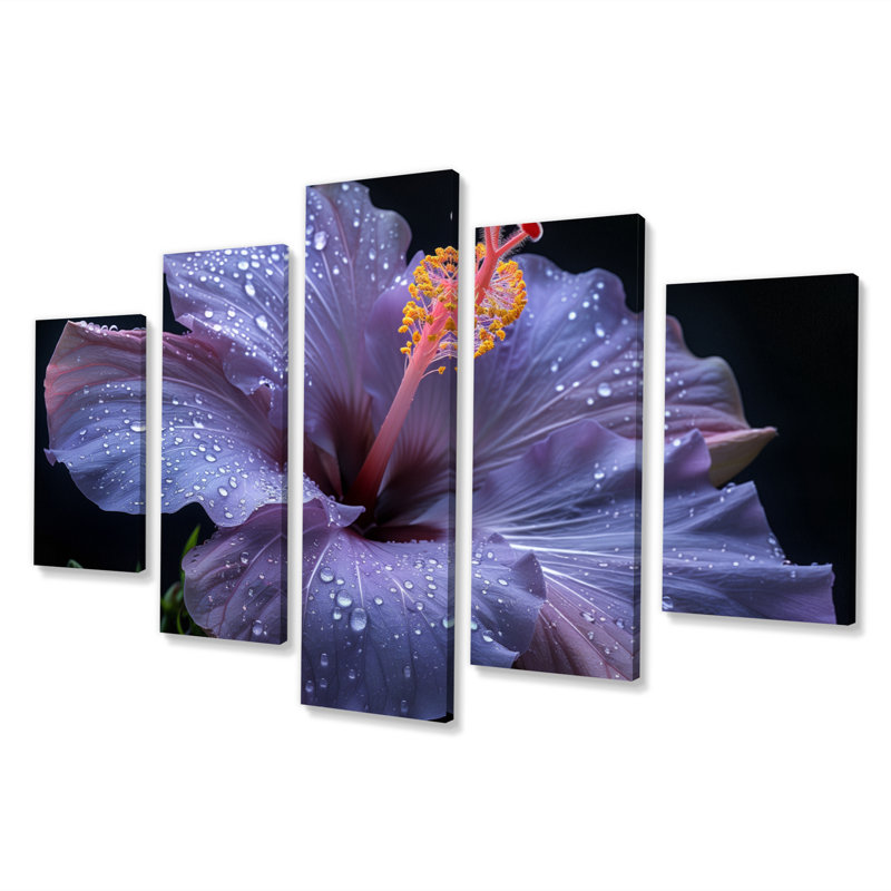 Giannone - Hibiscus Wall Art Print Set