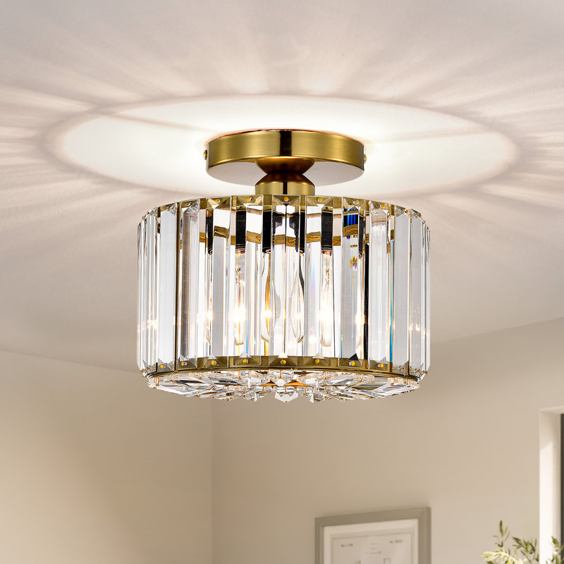 Plafonnier semi Lily, Cuivre, 8.7inch