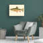Truite mâle sur toile-410997216