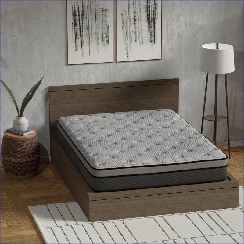 Mattresses 12 Inch Medium Firm Queen Hybrid with Gel Foam &amp; Pocketed Coils | Foam+Spring | Queen, Queen