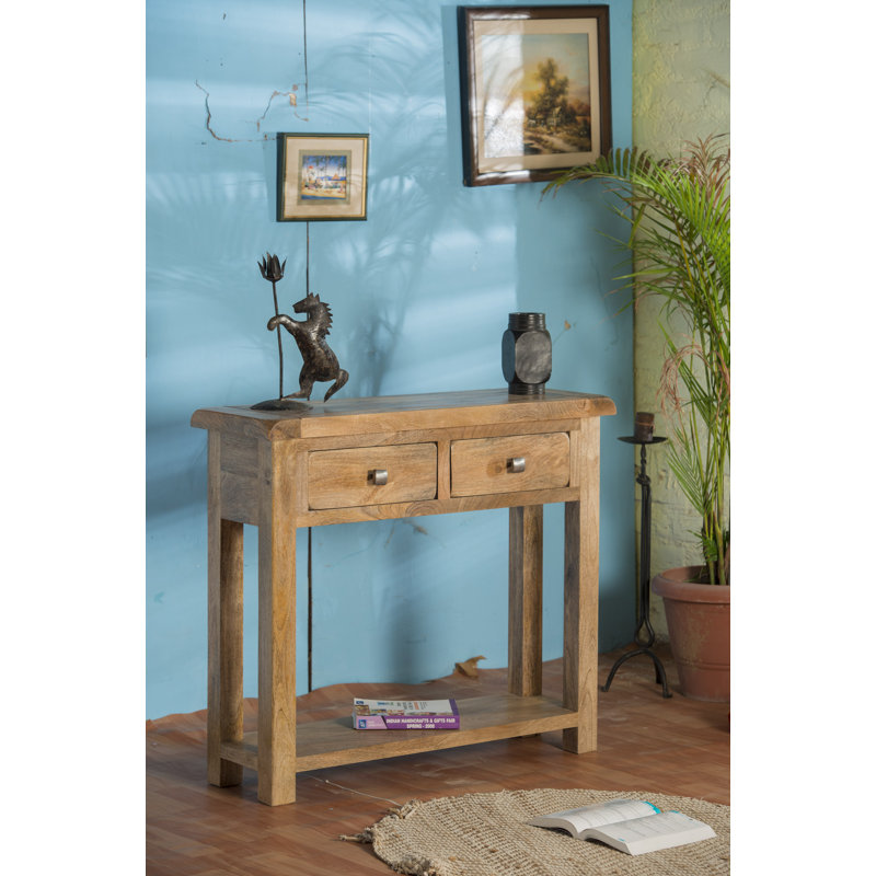 Appistoki 90cm Solid Wood Console Table