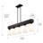 Friedrike 5 - Light Matte Black Pendant