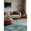 Tapis brun lavable à la machine-1759060533