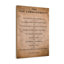 «10 Commandments Christian», reproduction de verset de la Bible prêt à être accroché-1097383679