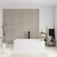 Baignoire de trempage autoportante 66,9 pouces, rectangulaire, surface blanc mat, surface solide, design ergonomique