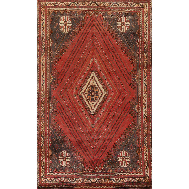 Tapis à motif géométrique traditionnel 7 x 10