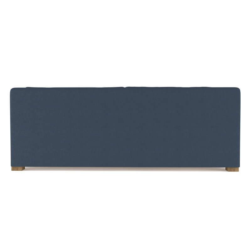 Causeuse Crosby, H 32,5 po x l 72 po x P 43 po, Patiné, Lin à tissage carré jacinthe