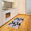 Tapis décoratif en laine à haute densité-42028650
