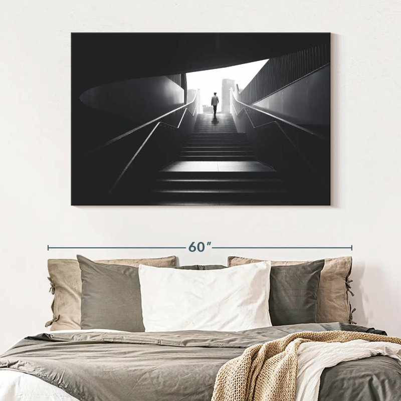 Staircase Ascent, 34" H x 51" W