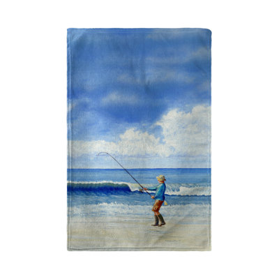 Serviette à main surf fishing