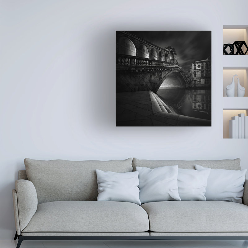 Art sur toile Haggard Ponte Di Rialto, H 14 po x l 14 po