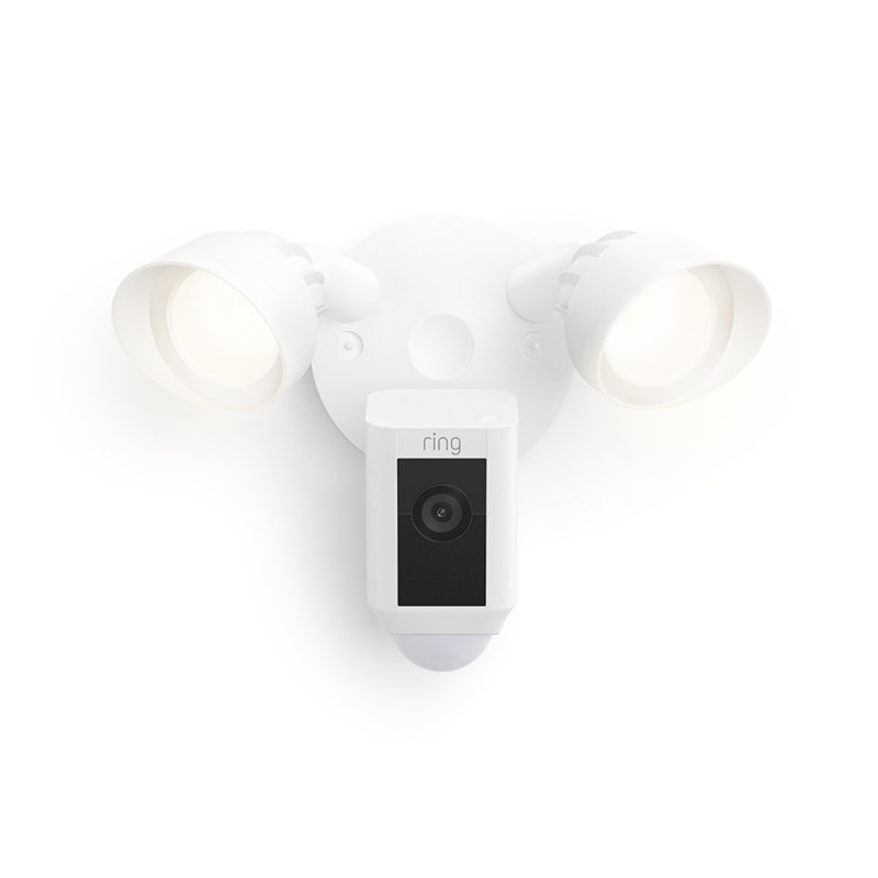 Ring 125 W LED Video Enabled Dusk to Dawn Outdoor Security Flood 