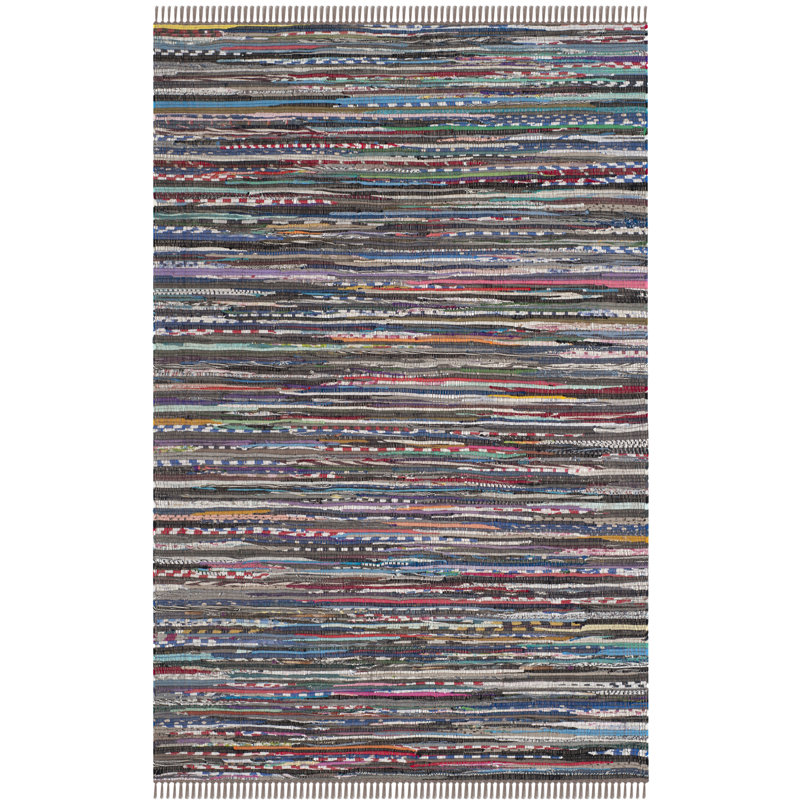 Sue Cotton Hand Woven Area Rug, Rectangle 122 x 183 cm