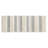 Woven Texture Stripe Bath Rug Grey 22X58"