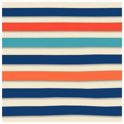 Horizontal Striped Pattern Comforter