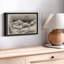 «Evening Snow At Kambara», reproduction sur toile-102858011