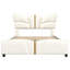 Lit double tapissier avec tête et pied de lit en forme de papillon-942020162-942020164