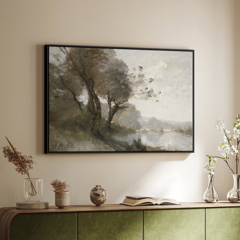 «Vintage Landscape-DCL XXXIV» sur, Noir