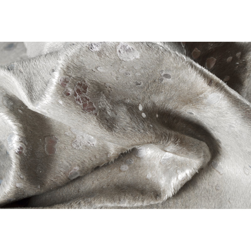 Tapis gris / argenté Houchin, Nouveauté 5 pi x 7 pi