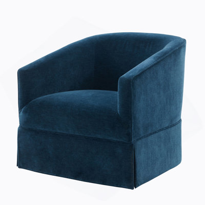 Elm Baltic Skirted Swivel Chair