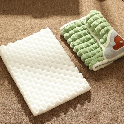 Matelas de lit moelleux lavable pour chien
