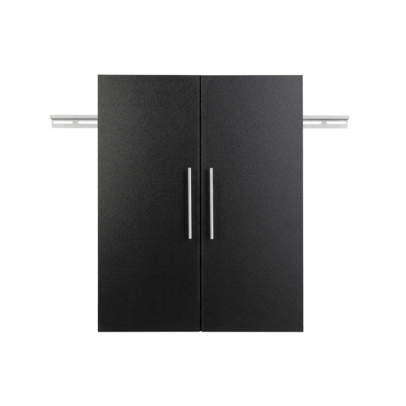 Barrayo Single Storage Cabinet ( 30'' H x 24'' W x 12'' D), Black