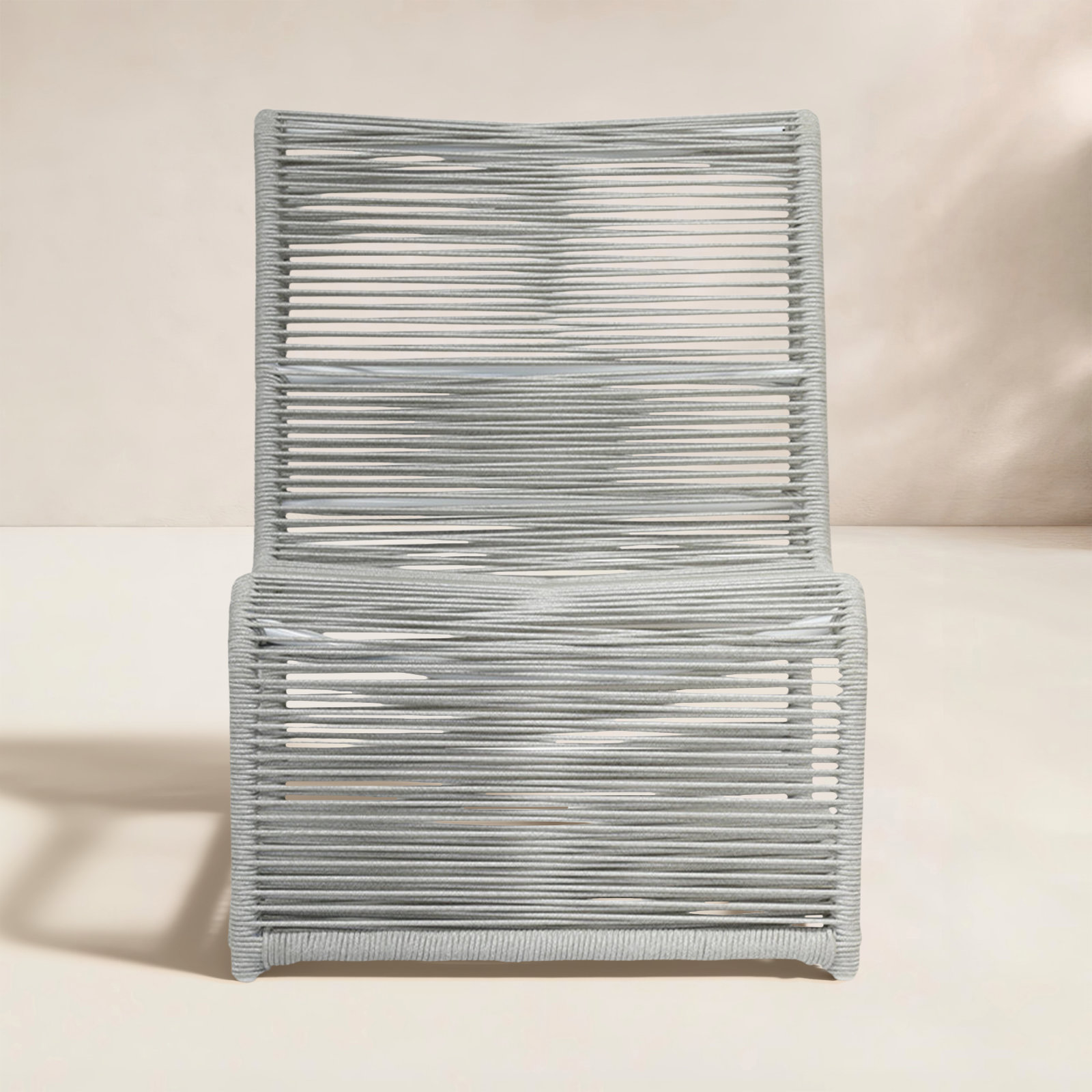 Renfri Aluminum Outdoor Armless Lounge Chair