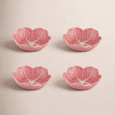 Cabbage Pink Dessert Bowl