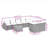  Garden Sofa Set Black