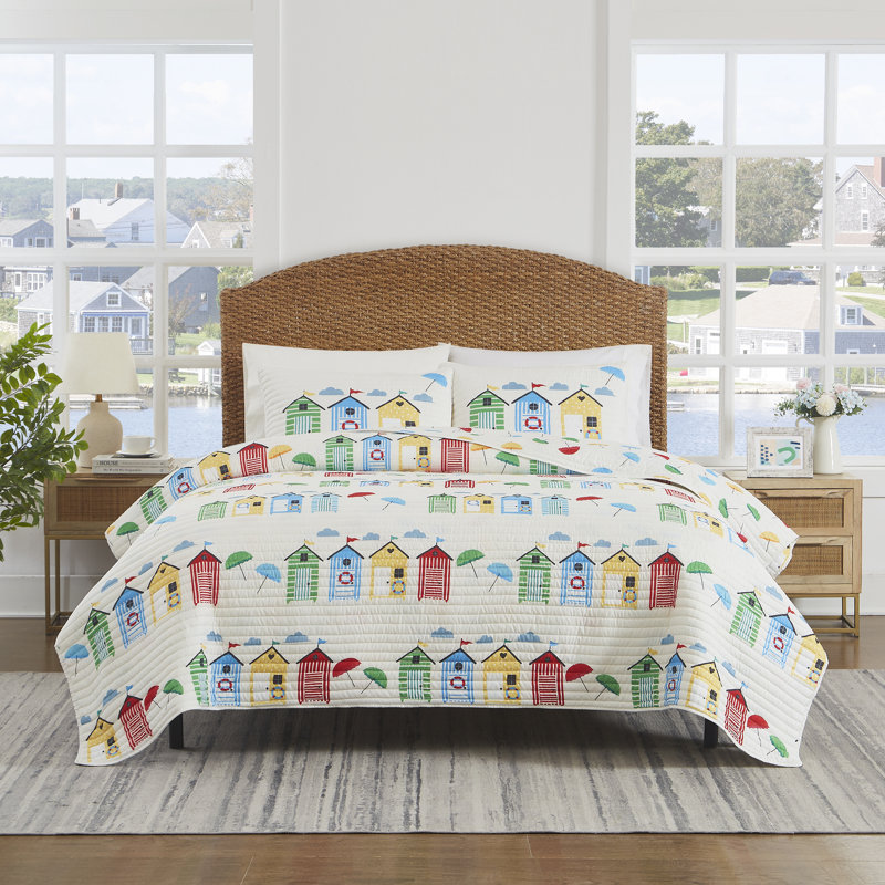 Avanti Cabanas Twin Quilt Set, Twin Quilt + 1 Pillowcase