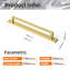 Bar Pull With Backplate Multipack-115636278-115636277