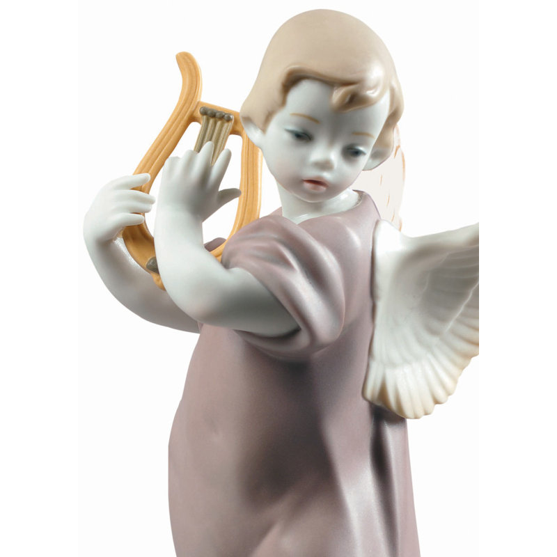 Figurine ange et lyre