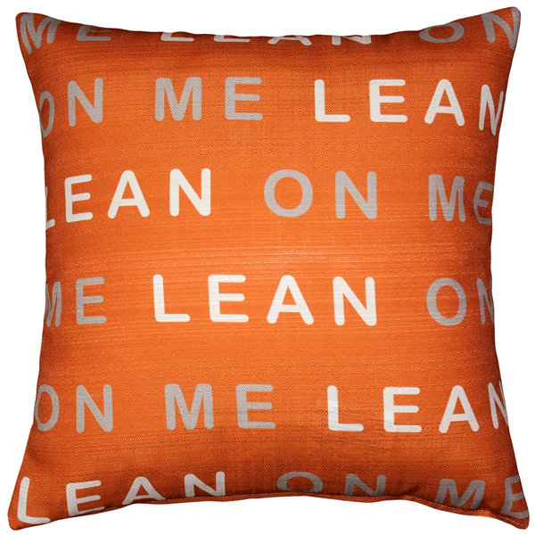  Coussin décoratif intérieur / extérieur Lean on Me, Orange