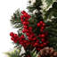24" Lighted PVC and PE Blend Wreath