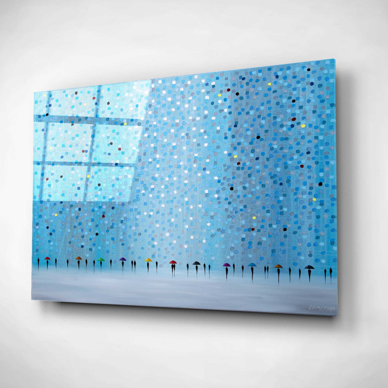 Umbrellas " Umbrellas " by Ekaterina Ermikina, 12" H x 16" W x 0.13" D