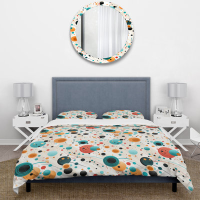 Ensemble de housse de couette à pois Cultural Diversity Polka Dots Pattern I