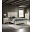 Mobilier de chambre à coucher encastré en bois avec lit à panneaux de 1pc